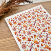 Candy Corn Polymer Clay Transfer Sheet – Halloween Sweets Pattern (3.9"x5")