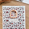 Autumn Mushroom Polymer Clay Transfer Sheet – Fall Forest Design for Earrings & Charms (3.9"x5")