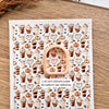 Pumpkin Spice Latte Polymer Clay Transfer Sheet – Fall Coffee Theme for Cozy Autumn Earrings