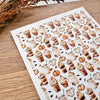 Pumpkin Spice Latte Polymer Clay Transfer Sheet – Fall Coffee Theme for Cozy Autumn Earrings