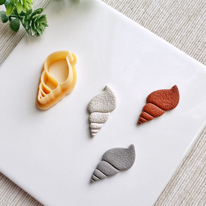 Sea Life Clay Cutter Set – Seashell, Starfish & Seahorse Polymer Clay Cutters