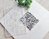 Zebra Print Clay Stencil