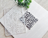 Zebra Print Clay Stencil