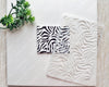 Zebra Print Clay Stencil