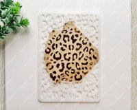 Leopard Print Clay Stencil