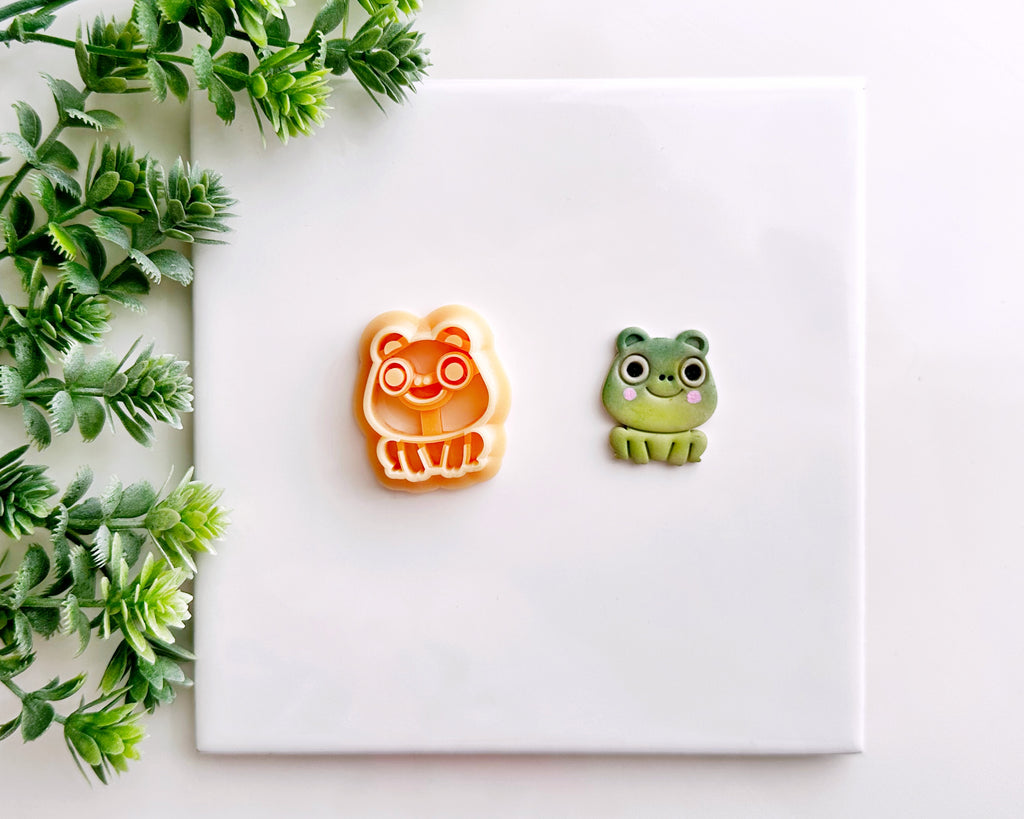 Cute Frog Clay Cutter - Cute Zoo Collection – BabylonCutters