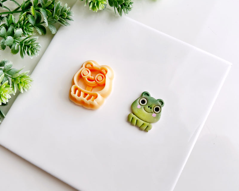 Cute Frog Clay Cutter - Cute Zoo Collection