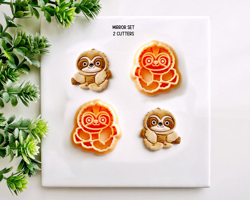 Cute Sloth Clay Cutter - Cute Zoo Collection