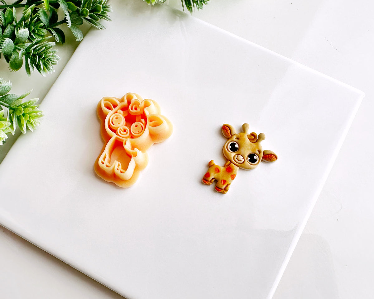 Cute Giraffe Clay Cutter - Cute Zoo Collection