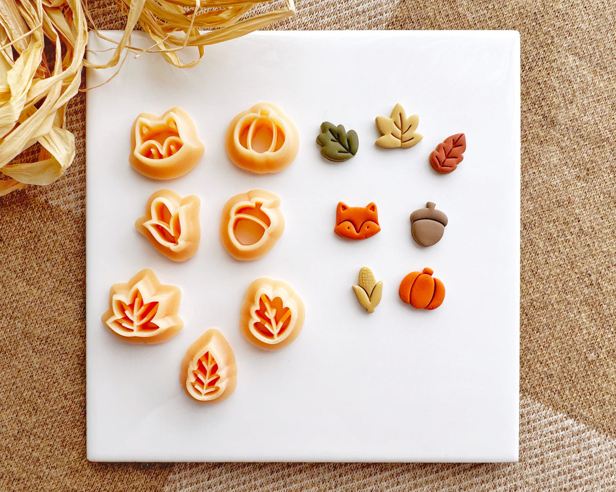 Fall Studs Clay Cutter Bundle - Fall & Halloween 2024