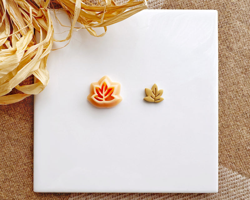 Organic Fall Leaf Clay Cutter – Polymer Clay Jewelry Tool