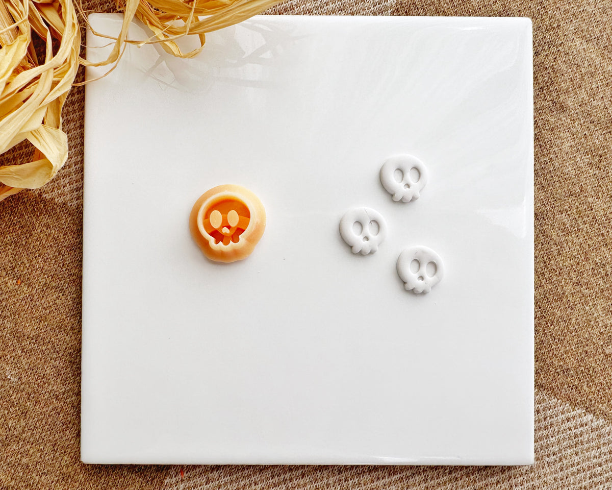 Skull Clay Cutter - Fall & Halloween 2024