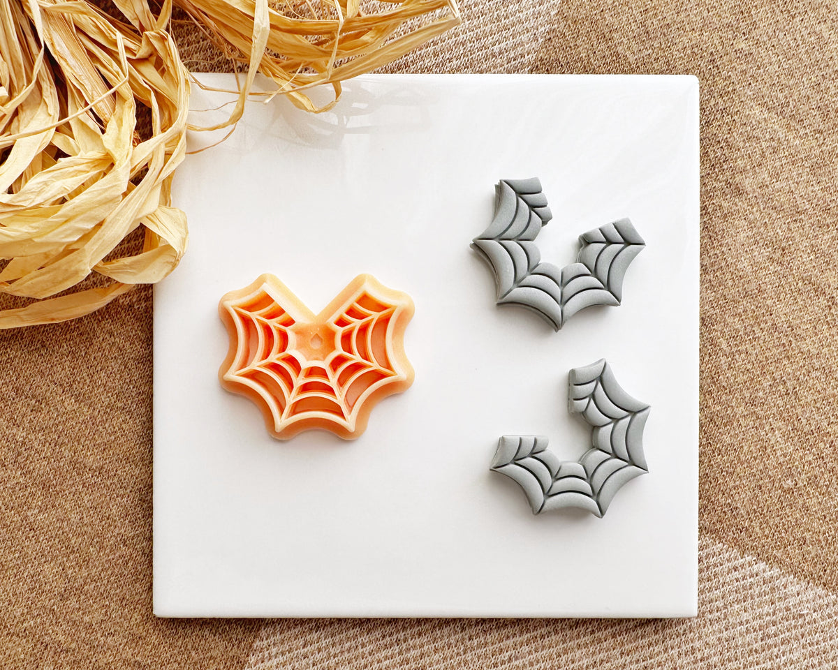 Spider Web Hoop Clay Cutter - Fall & Halloween 2024