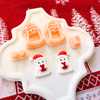 Christmas Ghost Clay Cutter Set – 4 Piece Mirror Cutters in 1 and 1.25 Inch