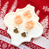 Gingerbread House Clay Cutter – 0.75, 1, 1.25 Inch Christmas Polymer Clay Tools