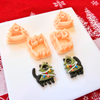 Christmas Cat Tree Clay Cutter Set – 4 Piece 1 and 1.25 Inch Polymer Clay Tools