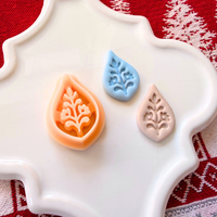 Nordic Christmas Drop Clay Cutter – Polymer Clay Tool