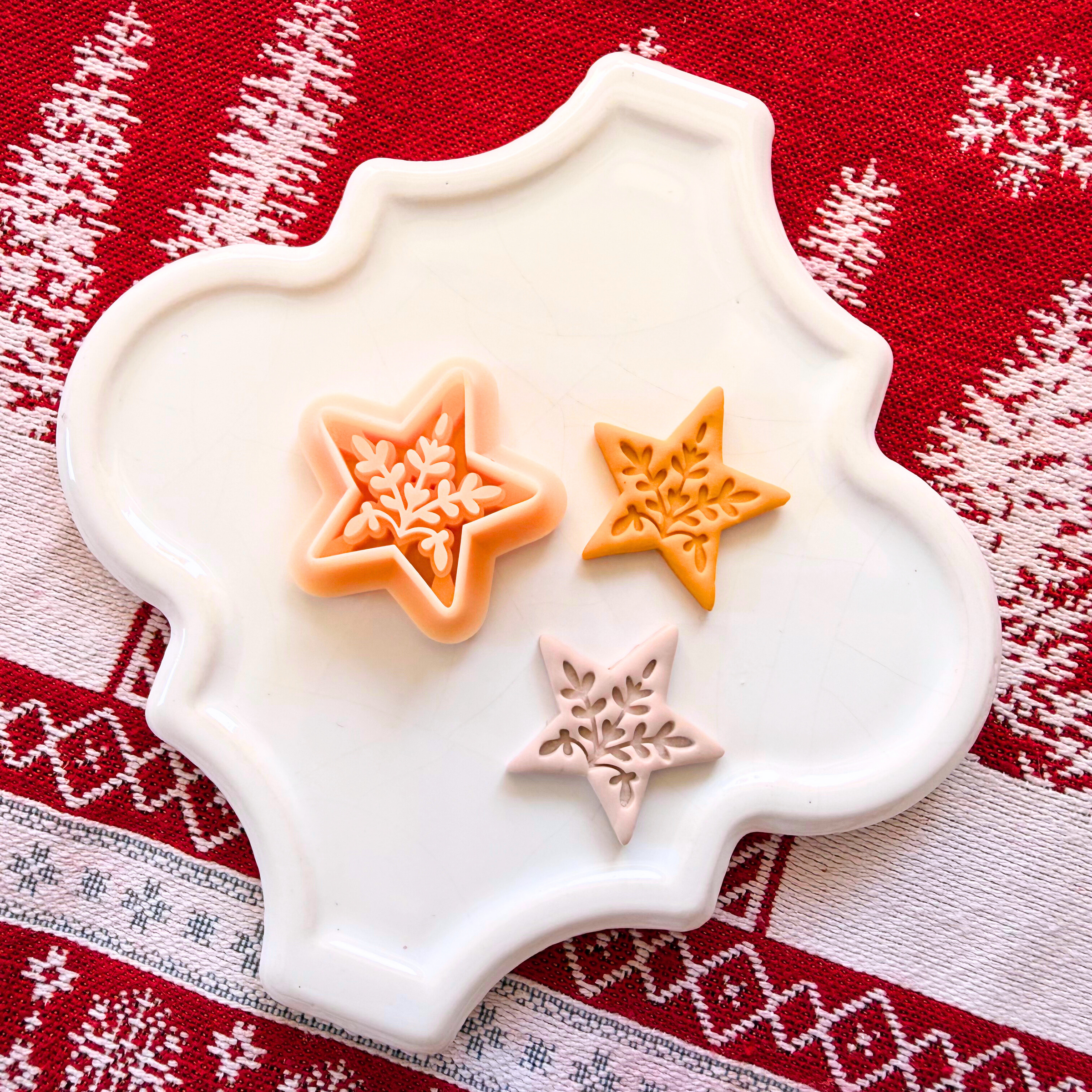 Nordic Star Clay Cutter – Christmas Polymer Clay Tool