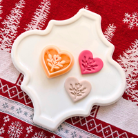 Nordic Heart Clay Cutter – Christmas Polymer Clay Tool