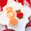 Christmas Sweater Bear Clay Cutter – 1.25 Inch Polymer Clay Tool
