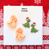 Christmas Dinosaur Clay Cutters – T-Rex, Brontosaurus, Stegosaurus | Polymer Clay Tools