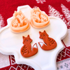 Nordic Fox Clay Cutter Mirror Set – 1.25 Inch Christmas Polymer Clay Tools