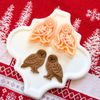 Nordic Owl Clay Cutter Mirror Set – 1.25 Inch Christmas Polymer Clay Tools