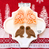 Nordic Owl Clay Cutter Mirror Set – 1.25 Inch Christmas Polymer Clay Tools