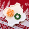 Christmas Wreath Clay Cutter – Holiday Polymer Clay Tool