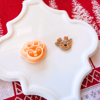 Reindeer Clay Cutter – 0.75, 1, 1.25 Inch Christmas Polymer Clay Tools