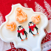 Christmas Penguin with Scarf Clay Cutter Set – 1.25 Inch Polymer Clay Tools