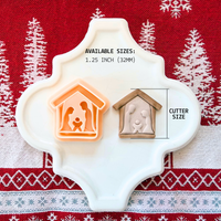 Nativity Clay Cutter – Christmas Polymer Clay Tool