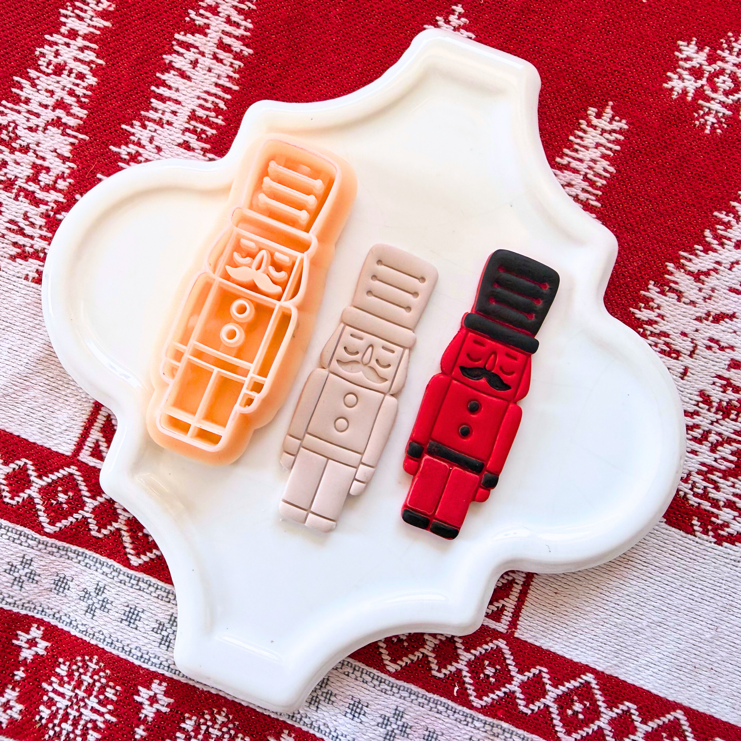 Nutcracker Clay Cutter – 2 Inch Christmas Polymer Clay Tool
