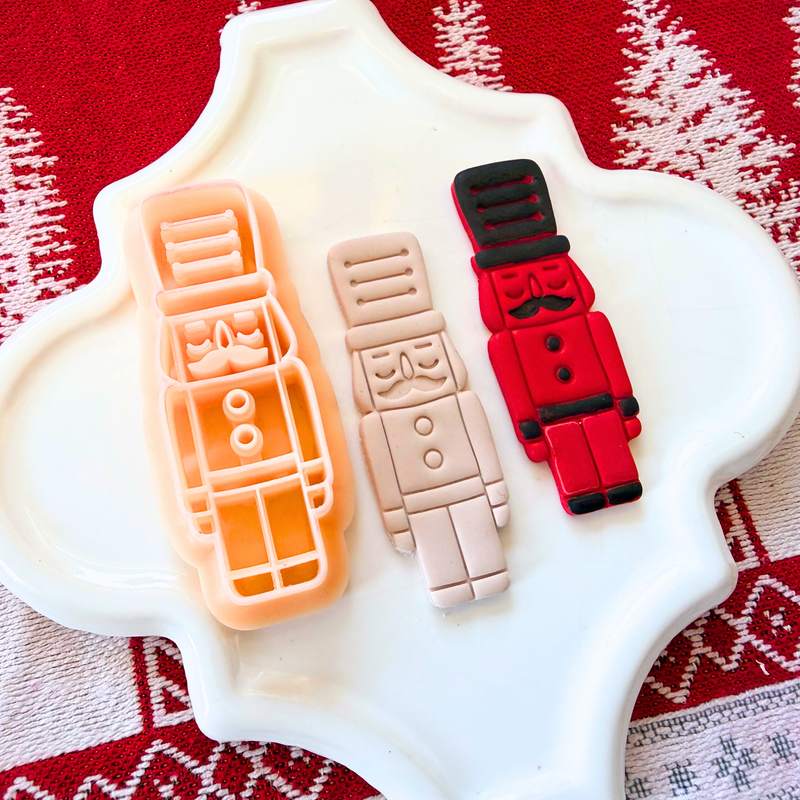 Nutcracker Clay Cutter – 2 Inch Christmas Polymer Clay Tool
