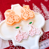 Cherry Snowflake Clay Cutter Mirror Set – 1.25 Inch Christmas Polymer Clay Tools