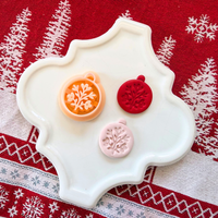 Nordic Christmas Ornament Clay Cutter – Holiday Clay Tool
