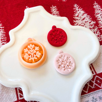 Nordic Christmas Ornament Clay Cutter – Holiday Clay Tool