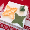 Origami Christmas Tree Clay Cutter – Polymer Clay Tool for Holiday Jewelry