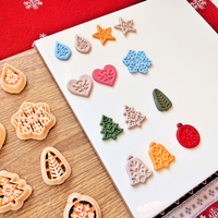 Nordic Christmas Shapes – Polymer Clay Cutters Collection