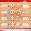 Nordic Christmas Shapes – Polymer Clay Cutters Collection