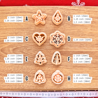 Nordic Christmas Shapes – Polymer Clay Cutters Collection