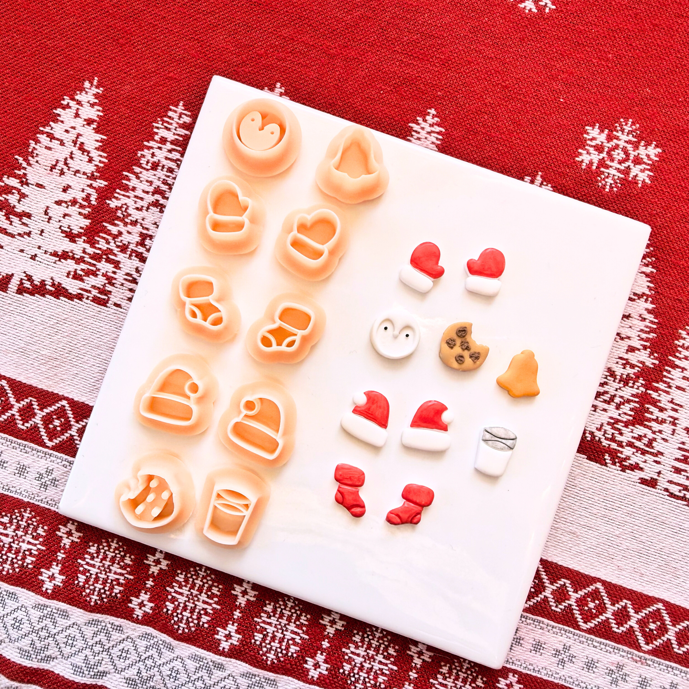Christmas Stud Cutters – Polymer Clay Tools Collection