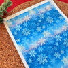 Frosty Snowflakes Polymer Clay Transfer Sheet – Winter Design