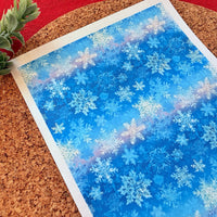 Frosty Snowflakes Polymer Clay Transfer Sheet – Winter Design