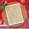 Golden Glitter Dots Polymer Clay Transfer Sheet – Festive Design