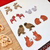 Nordic Christmas Animals – Polymer Clay Cutters Collection