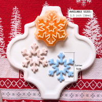 Snowflake Clay Cutter – 1.5 Inch Christmas Polymer Clay Tool