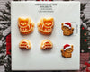 Santa Cat Clay Cutter Set - Christmas 2024