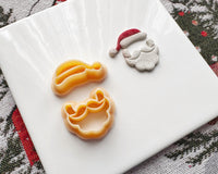 Santa Hat & Beard Clay Cutter Set - Christmas 2024