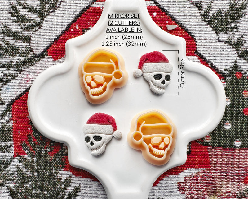 Skull Santa Clay Cutter - Christmas 2024